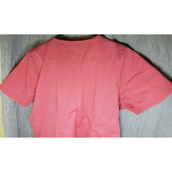Pink Butter Soft U.A Scrub Stretch Scrub Top Medium - Picture 5 of 11